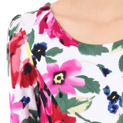 Jolie Moi Occasion Dresses|Floral Dresses-Floral Tea Dress, Pink